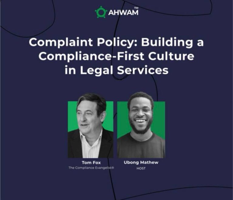 BUILDING A COMPLIANCE FIRST CULTURE IN LEGAL SERVICES WITH TOM FOX